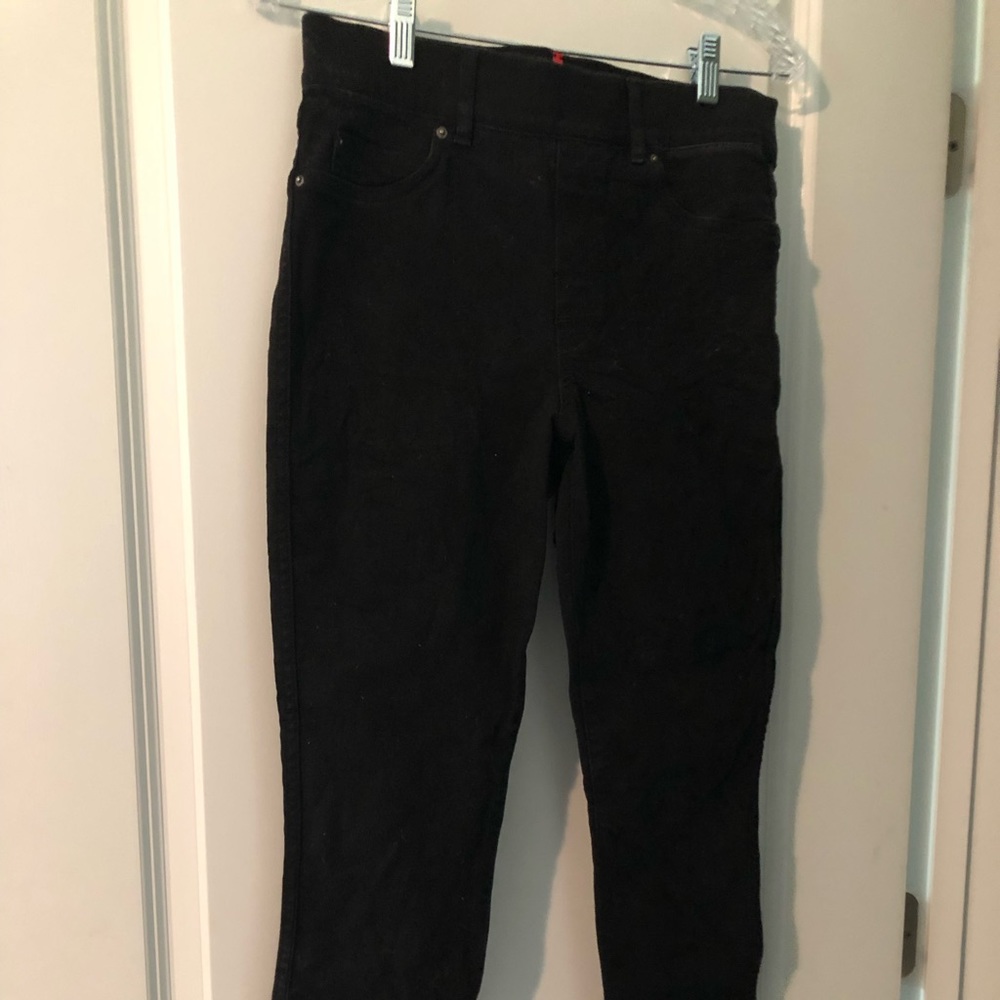 Spanx black skinny jeans